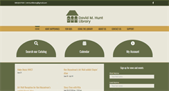 Desktop Screenshot of huntlibrary.org