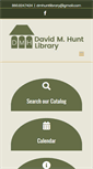 Mobile Screenshot of huntlibrary.org